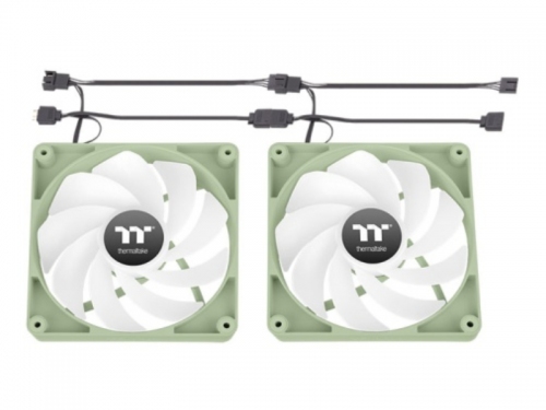 Thermaltake CT120 Reverse ARGB Sync PC Cooling Fan Matcha Green (2-Fan ...