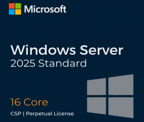 Windows Server 2025 Standard - 16 Core License Pack (Perpetual) (CSP)