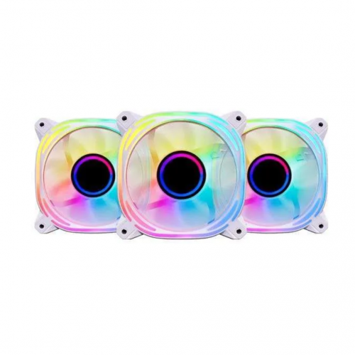 CUBE GAMING MYSTIQUE FAN White 12CM PWM A-RGB Fan
