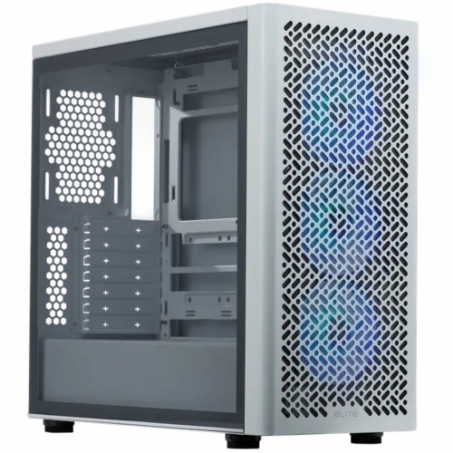 Cooler Master Elite 502 White Mid-Tower ATX Case